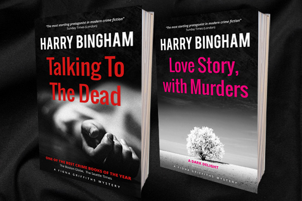 Talking to the dead and Love story with murders jackets